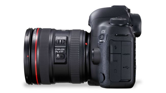 canon 5d mark iv side