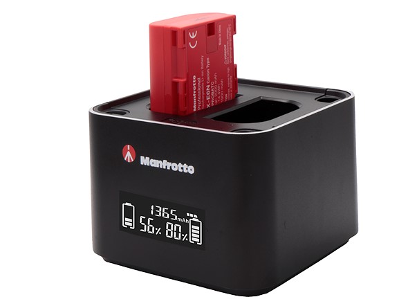 Manfrotto launches its own Canon, Nikon camera batteries and dual-bay charger